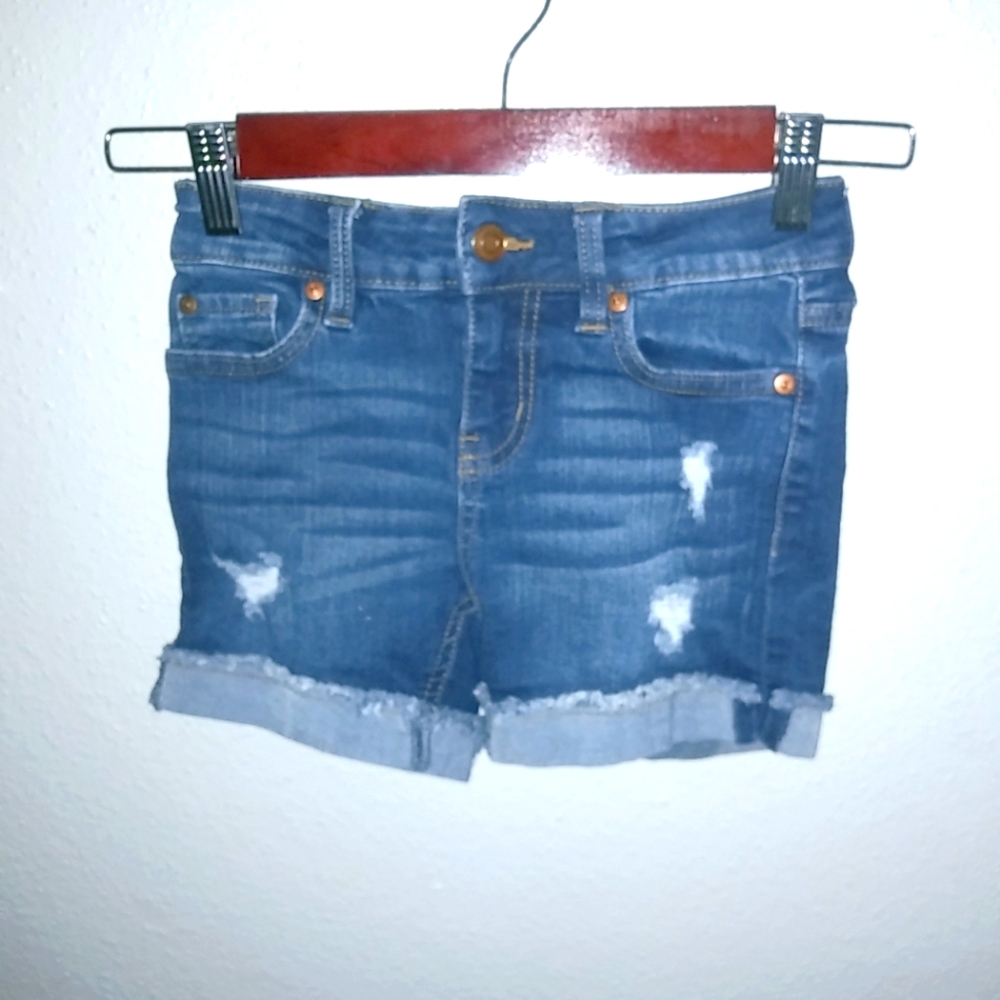 Revery 8 Girls Distressed Jeans Shorts Kids